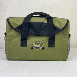 Cabela’s Tackle Bag w/ 2 Plano Organizer Boxes Green READ
